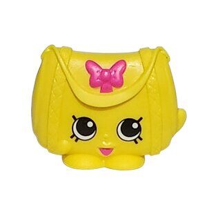 Shopkins Heidi Yellow w/ Pink Bow Handbag Purse McDonald's Happy Meal 2015 Toy